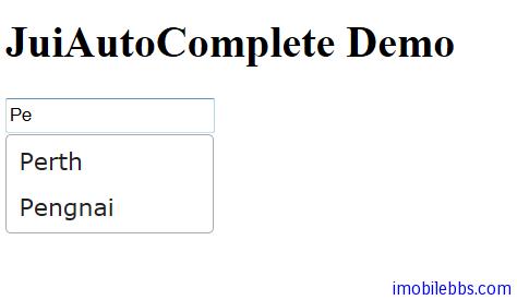 Yii Framework 开发教程(34) Zii组件-AutoComplete示例