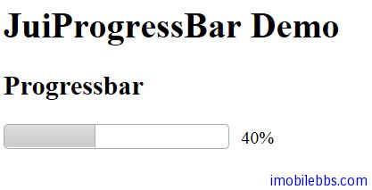 Yii Framework 开发教程(38) Zii组件-ProgressBar示例