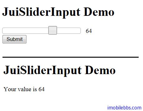 Yii Framework 开发教程(40) Zii组件-SliderInput示例