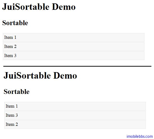 Yii Framework 开发教程(46) Zii组件-Sortable示例